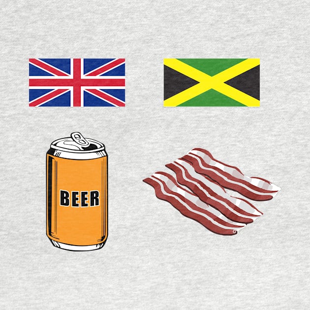 English "Beer-Can" = Jamaican "Bacon" by suranyami